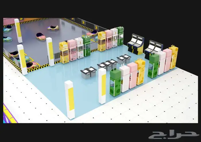 بولينج ملاهي حدايق صاله تزلج هوكي بادل العاب حركية 6