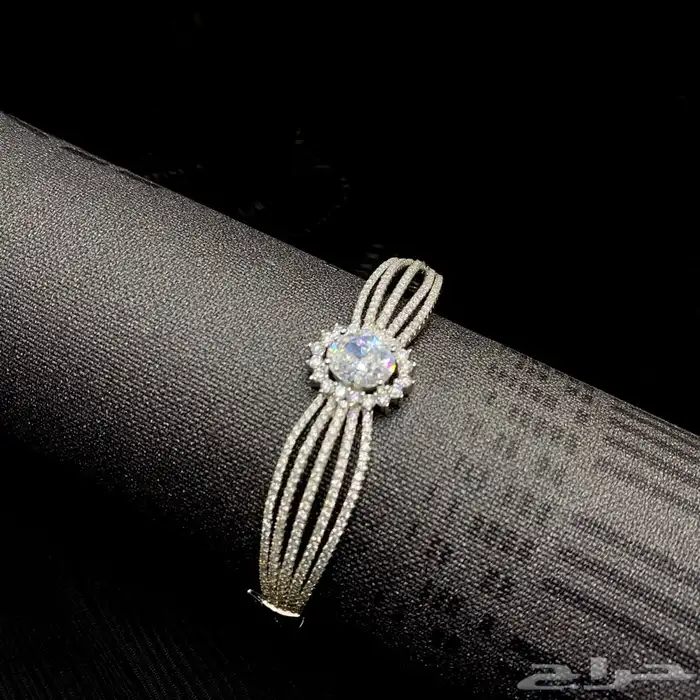 اسواره فضه ( Silver ) عيار 925 مرصعة بزركون 0