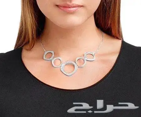 قلادة سلسال سواروفسكي جديد 330 ريال 4