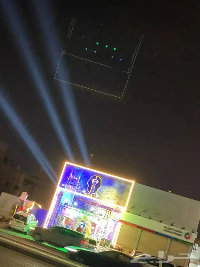 بالون راقص ليزر افتتاح محلات 2