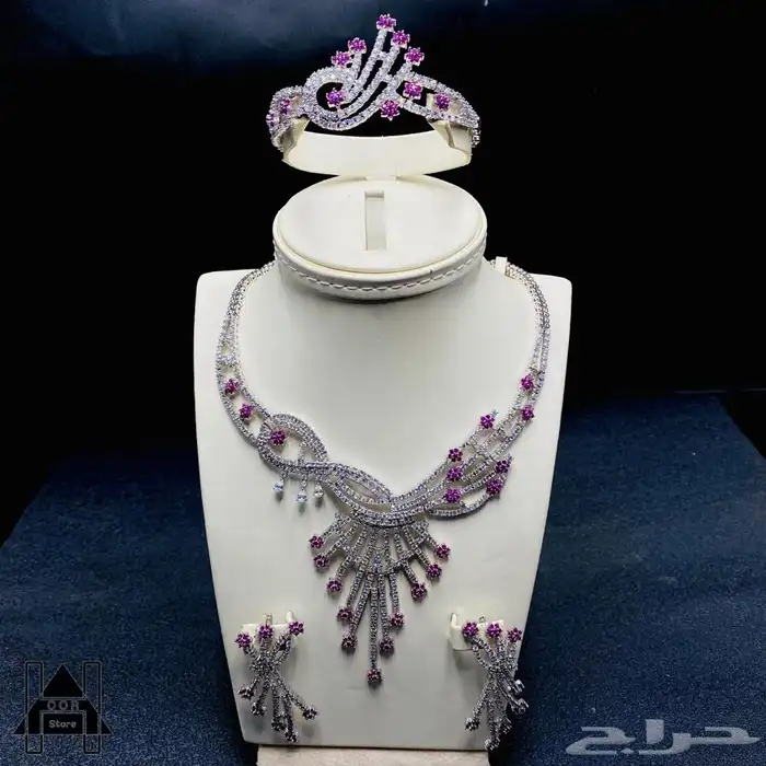 طقم فضة ( Silver ) عيار 925 0