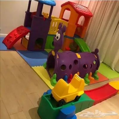 العاب خارجية مراجيح وزحاليق و نطيطات 1