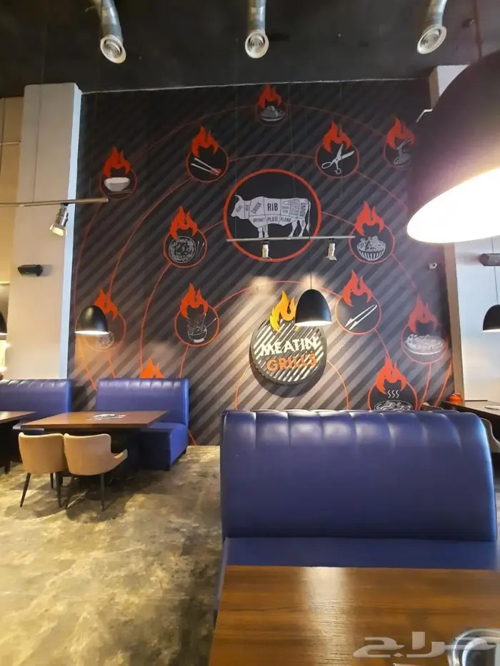 ورق جدران مطاعم أفكار جديدة الرياض 10