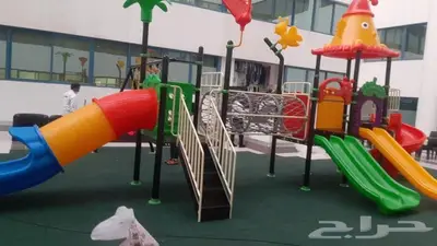 العاب خارجية مراجيح وزحاليق و نطيطات 2