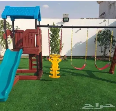 العاب خارجية مراجيح وزحاليق و نطيطات 7