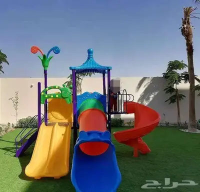العاب خارجية مراجيح وزحاليق و نطيطات 0