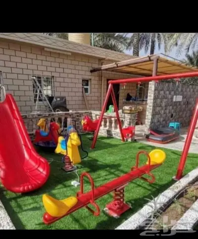 العاب خارجية مراجيح وزحاليق و نطيطات 4