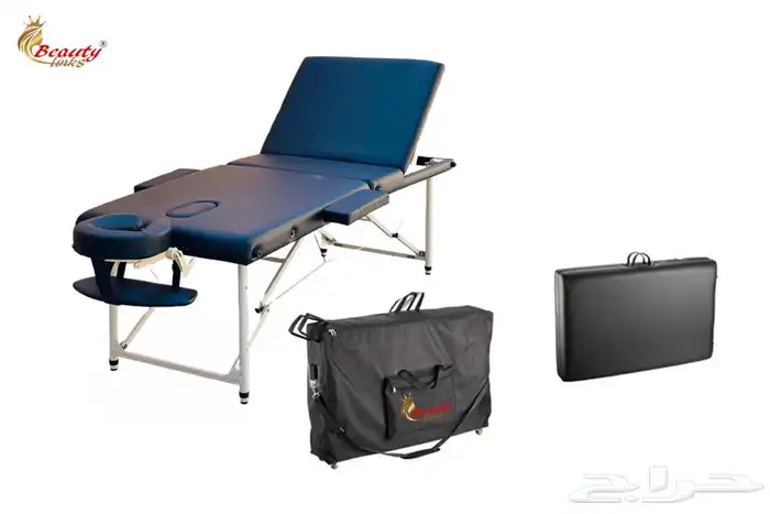 سرير مساج شنطه متنقل المنيوم من مادة الفوم الطبي 2