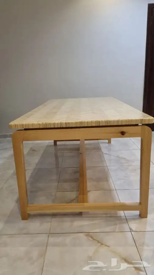 طاولة طعام خشب طبيعي 4