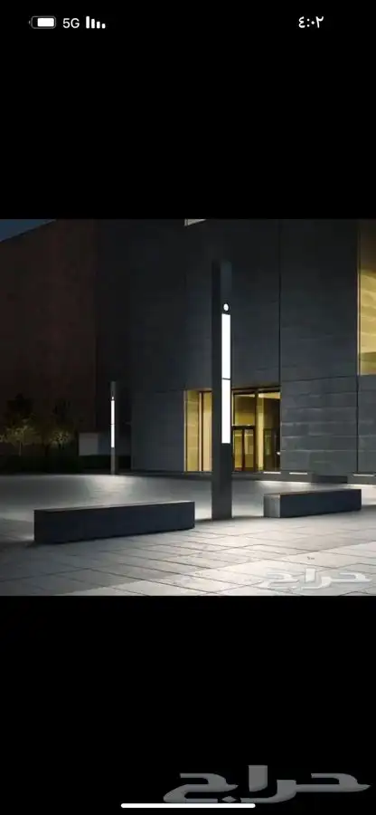 اعمدة أناره ديكوري مضلع 15