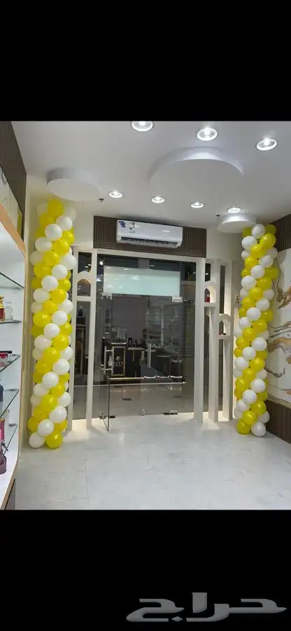 تنسيق بالونات و بالون راقص و ستي كلر و اضائة المباني 7