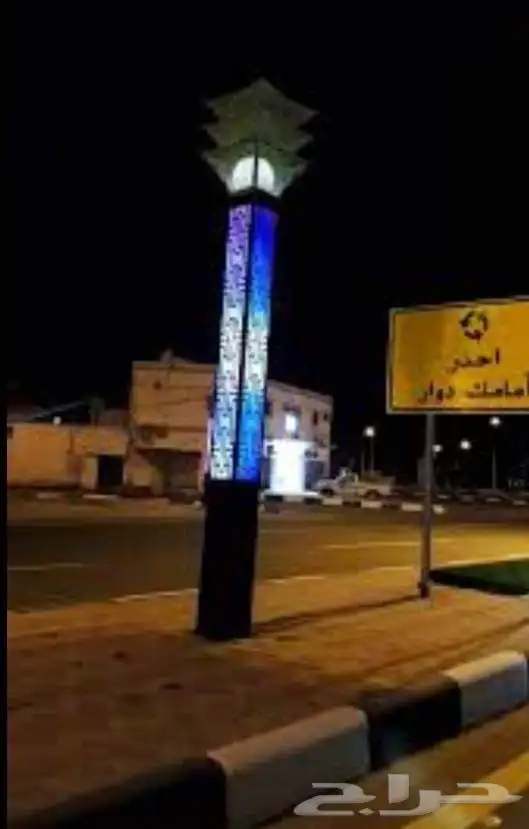اعمدة أناره ديكوري مضلع 72