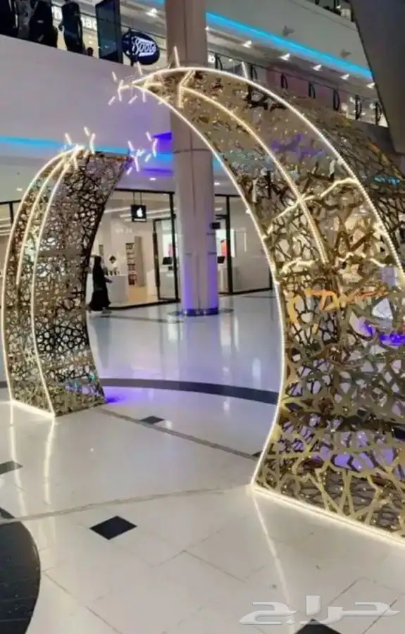 اعمدة أناره ديكوري مضلع 30