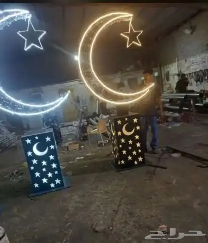 اعمدة أناره ديكوري مضلع 19