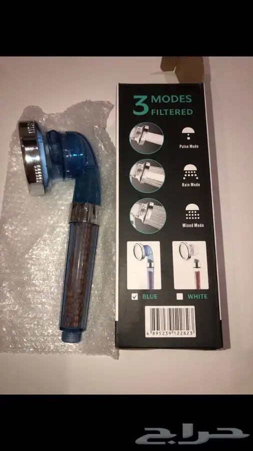 راس دش بفلتر لفلترة مياه الاستحمام 1