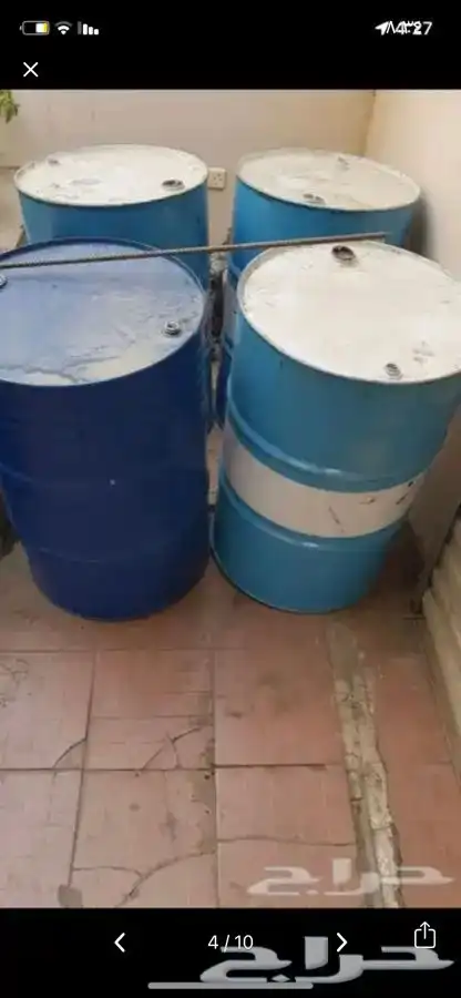 برميل بلاستيك 6