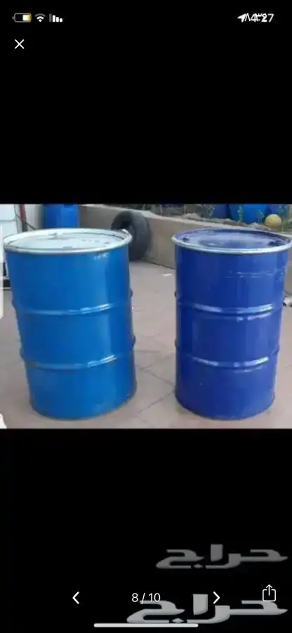 برميل بلاستيك 4
