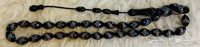 سبحة كوك مطعمه بالمعدن . 0