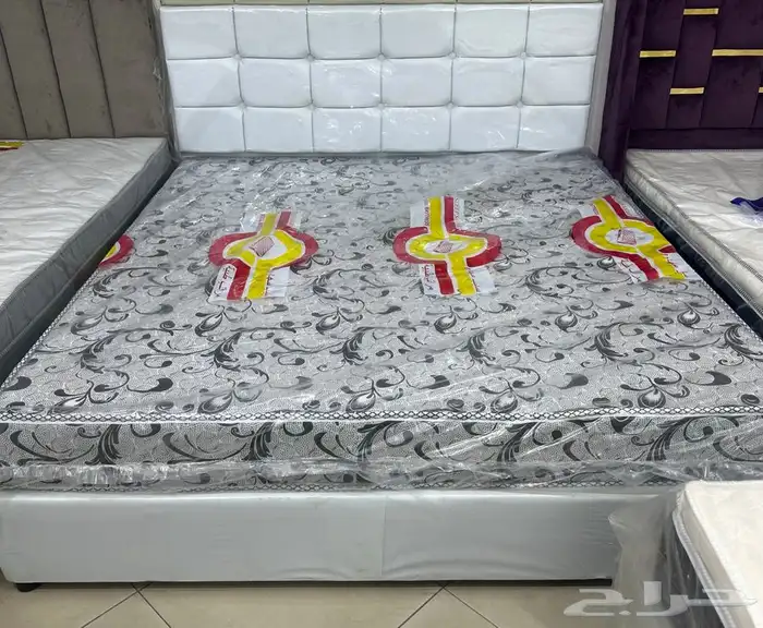 مرتبه سليب سرير خشب سرير حديد 3