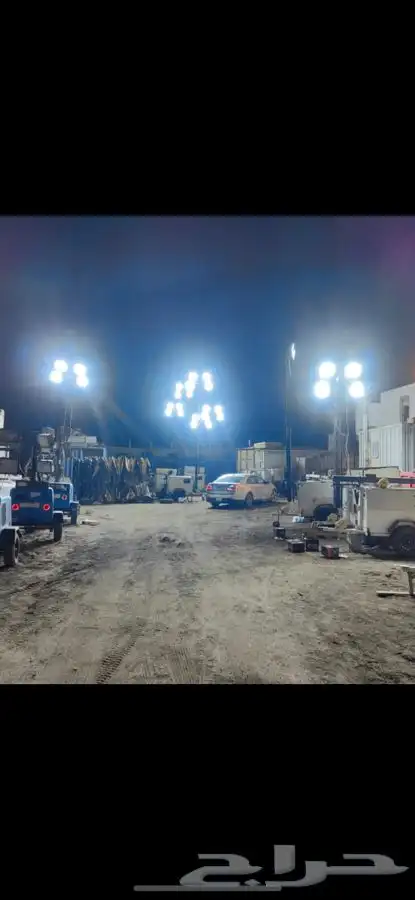 تاجير تورلايت كشافات rent Tower light LED TUV تور لايت 0