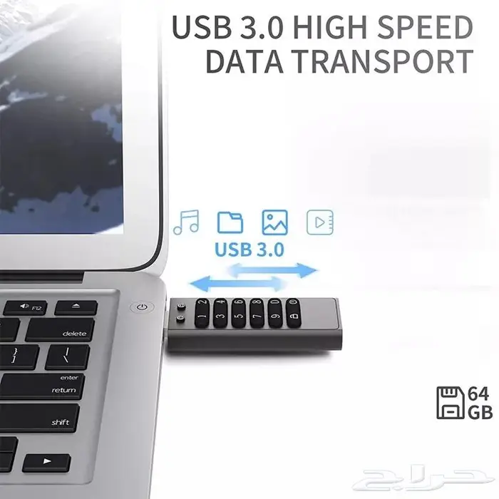 جهاز USB محمي بتشفير 4