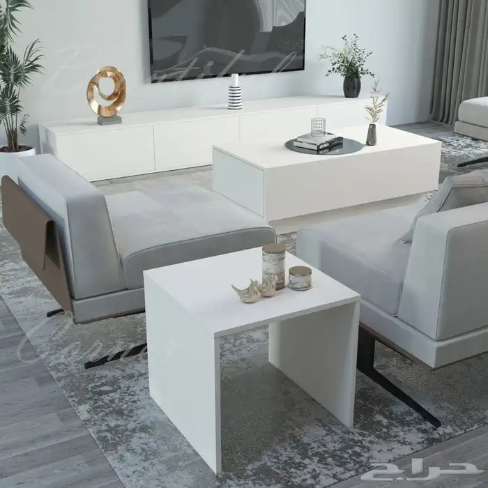 طاولات معلقه-طاولات تلفاز-مكتبة-طاولات وسط-ركن كوفي 31