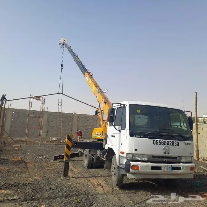 رافعه كرين 7 طن رفع عمال مكيفات وجسور خزانات 0