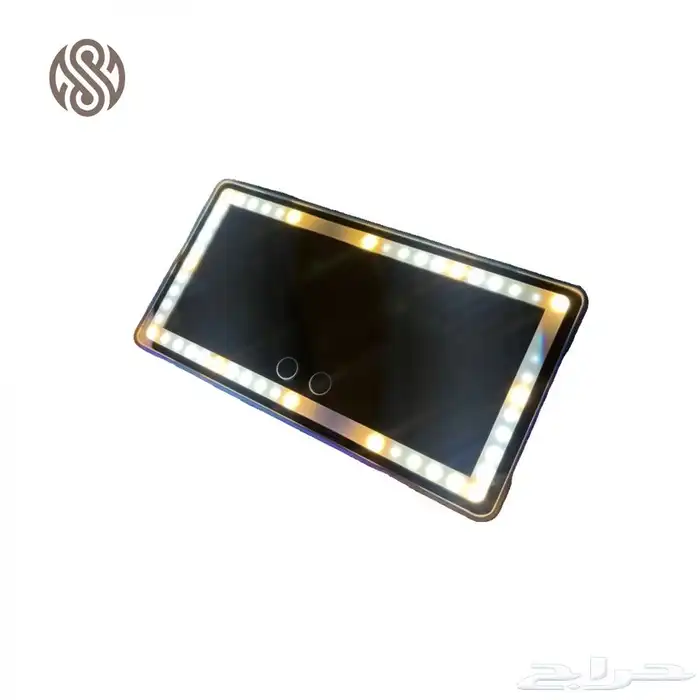 مرايا LED للسياره ابيض 0