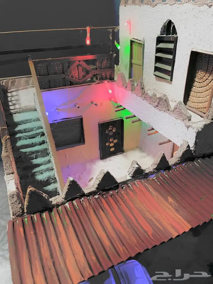 مجسم بيت شعبي قديم 4