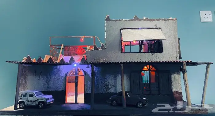 مجسم بيت شعبي قديم 18