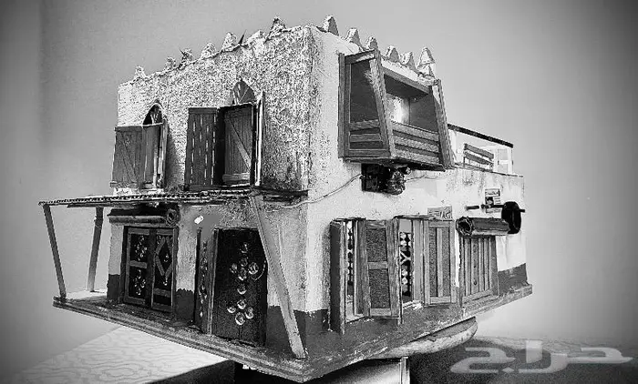 مجسم بيت شعبي قديم 2