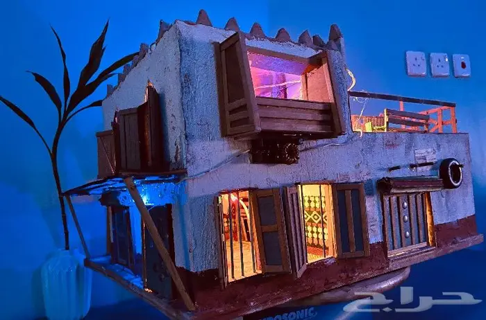 مجسم بيت شعبي قديم 32