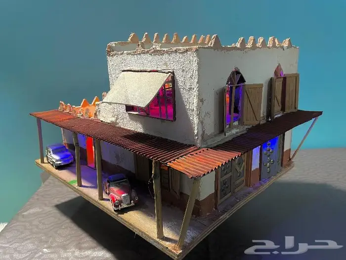 مجسم بيت شعبي قديم 8