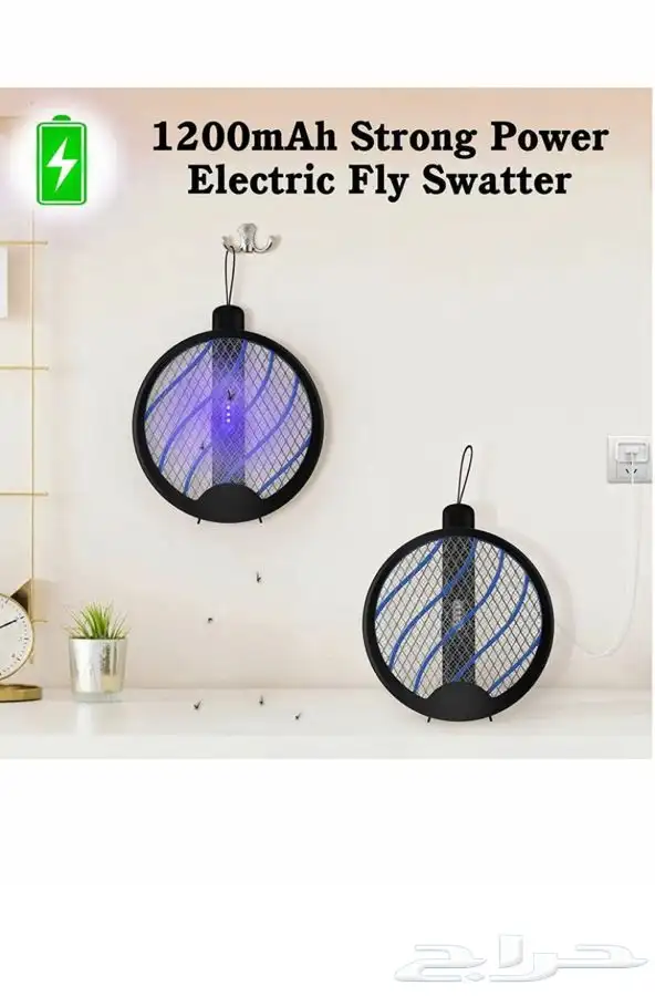 صاعق ذباب ونامس قابل لطي 2