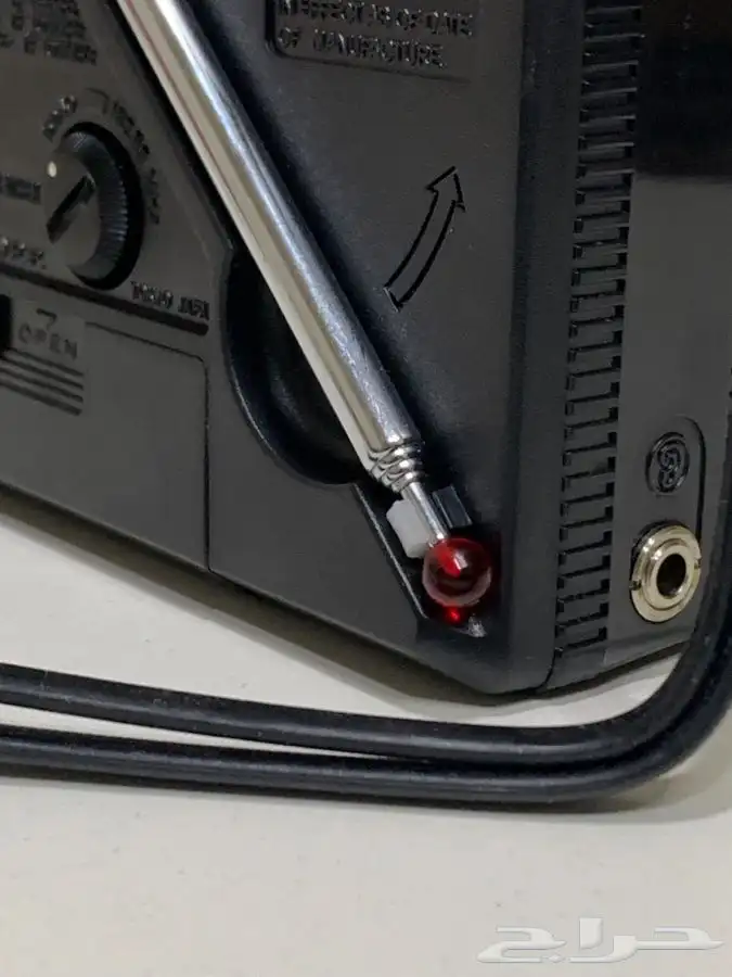 راديو TFM محمول موجتين وموجة الطقس (مخزن) 1980 7