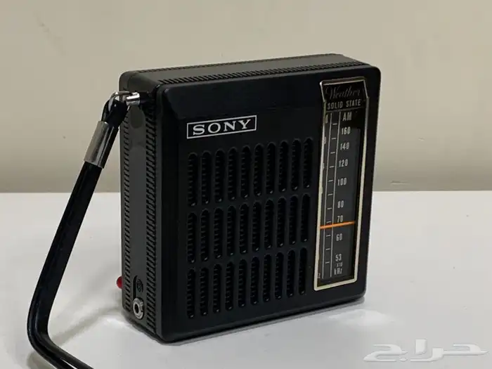 راديو TFM محمول موجتين وموجة الطقس (مخزن) 1980 3