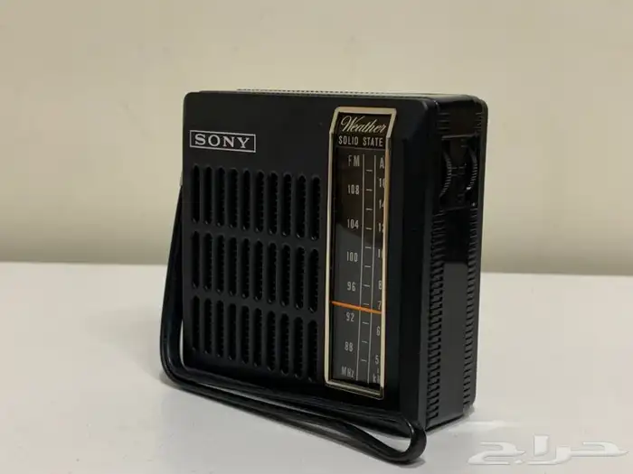 راديو TFM محمول موجتين وموجة الطقس (مخزن) 1980 2