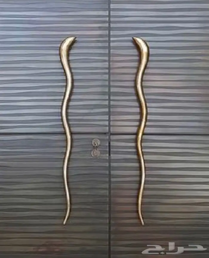 مقابض ابواب خارجية نحاس صب (الدمعة) 0