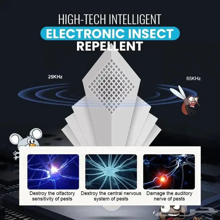 أجهزة وأدوات مكافحة ذباب بعوض صراصير فئران 5