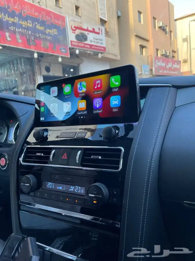شاشة نيسان باترول 2022 نظام اندرويد وابل كار بلاي 0