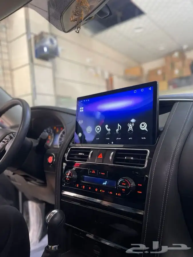 شاشة نيسان باترول 2022 نظام اندرويد وابل كار بلاي 7