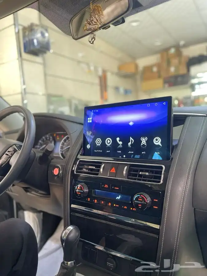 شاشة نيسان باترول 2022 نظام اندرويد وابل كار بلاي 6