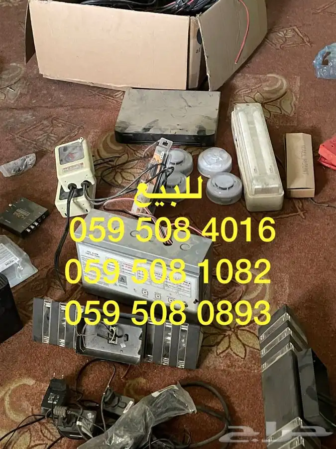 كمبيوتر طابعات مناشير ونش جمل مكيفات كمروسور تايمر جهاز حريق 3