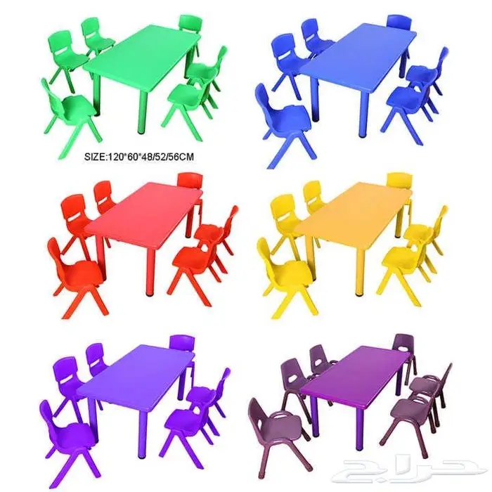 طاولات دراسية و كراسي اطفال 8