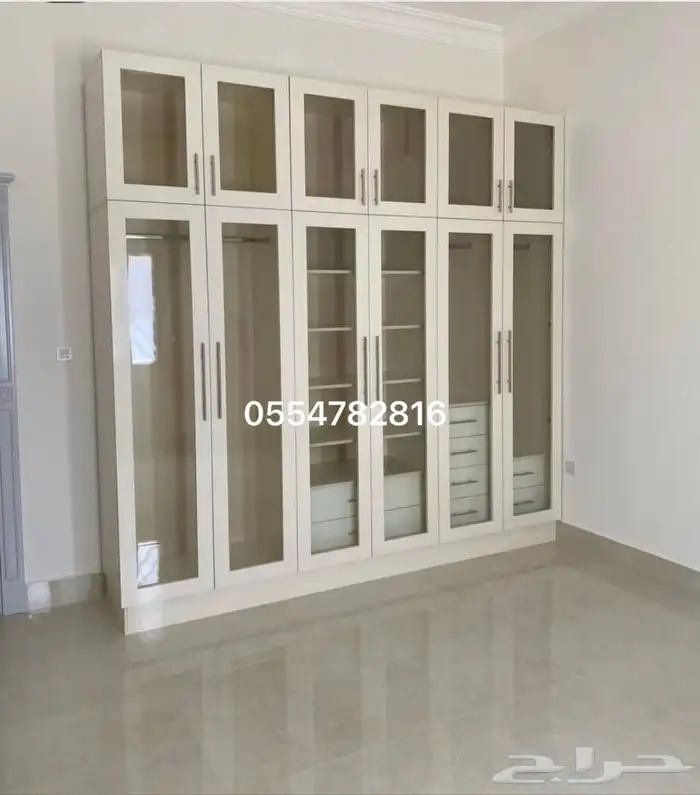 تفصيل دواليب ملابس وخزائن ملابس وغرف ملابس واسره و غرف نوم 24