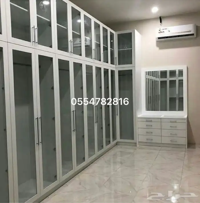 تفصيل دواليب ملابس وخزائن ملابس وغرف ملابس واسره و غرف نوم 41