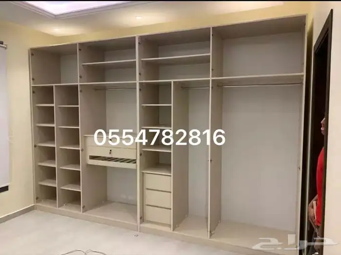 تفصيل دواليب ملابس وخزائن ملابس وغرف ملابس واسره و غرف نوم 40