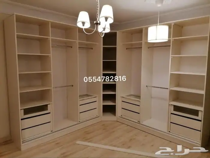 تفصيل دواليب ملابس وخزائن ملابس وغرف ملابس واسره و غرف نوم 19