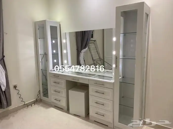 تفصيل دواليب ملابس وخزائن ملابس وغرف ملابس واسره و غرف نوم 51