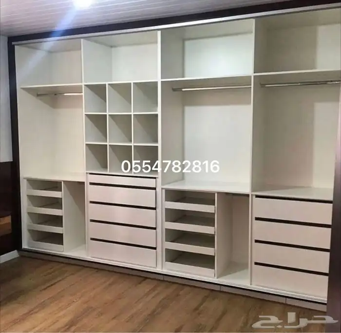 تفصيل دواليب ملابس وخزائن ملابس وغرف ملابس واسره و غرف نوم 44